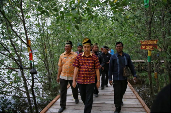 Bupati Siak H Syamsuar Resmikan Ekowisata Taman Berembang