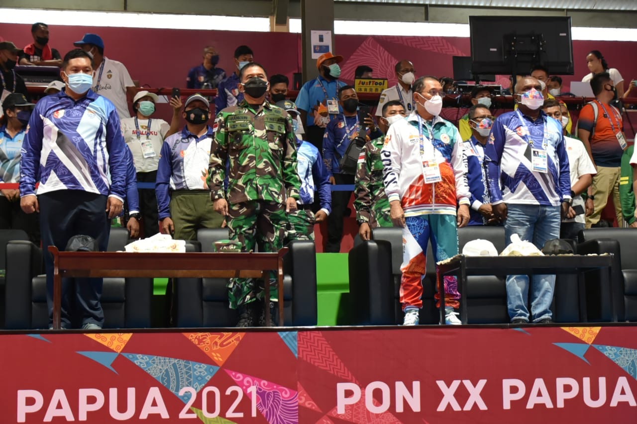 Danrem 174 Merauke Dampingi Bupati Merauke Buka Pertandingan Wushu di GOR Hiad Sai Merauke