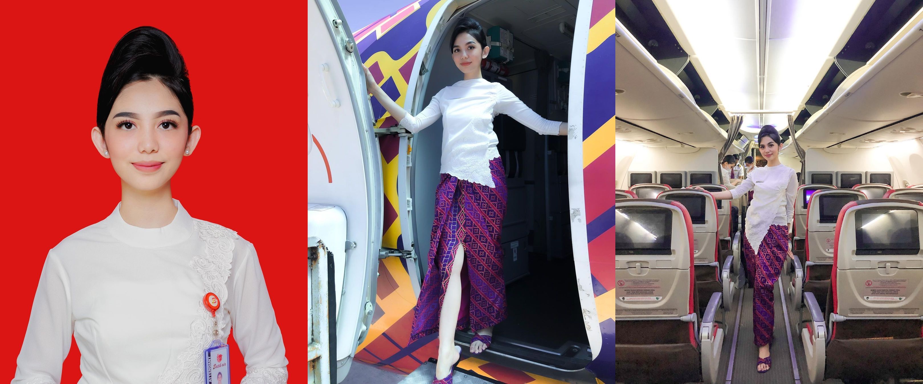 Cantiknya Pramugari Aulia Fatul dalam Balutan Hijab