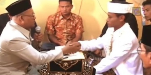 Pengantin Pria Lakukan Akad dengan Bahasa Arab, Jawabannya Bikin Tepuk Jidat
