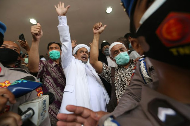 FPI Bantah Polisi: HRS Tidak Pernah Takut, Beliau Pejuang