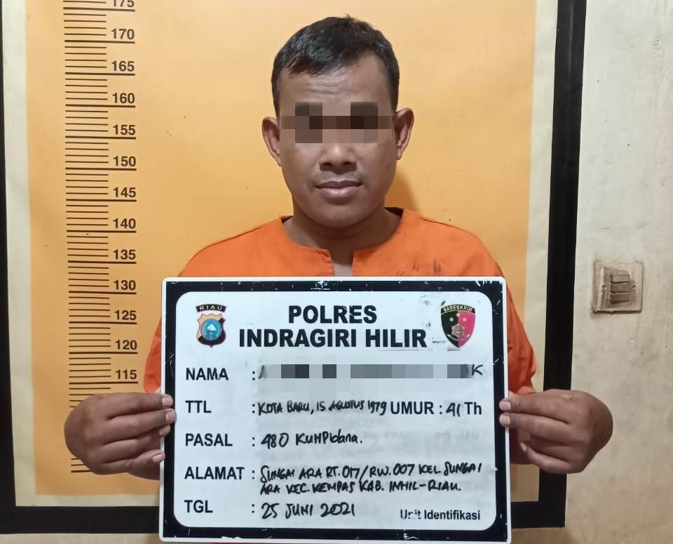Jadi Penadah Barang Curian, Pria di Inhil Ditangkap Polisi