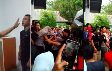 Polisi Senior Aniaya Junior Akhirnya Ditangkap, Diteriaki Warga