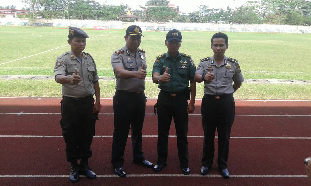 Kapolres Tinjau Persiapan Laga Kandang Persih FC Vs PSPS Riau