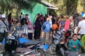Bentrok Petani di Desa Terantang Kampar, Ini kata Polisi
