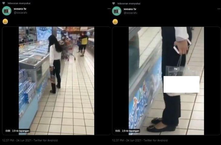 Pakai Tas Tranparan saat Belanja, Netizen Dibuat Salfok dengan Isinya