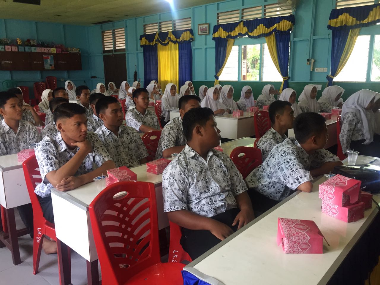 234SC Gelar Goes to Schol di SMAN 1 Tembilahan Hulu