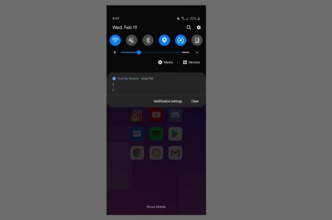 Samsung Kirim Notifikasi 'Misterius' ke Pelanggan