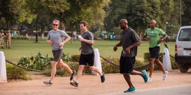 Mark Zuckerberg Sanggup Berlari 33 Km