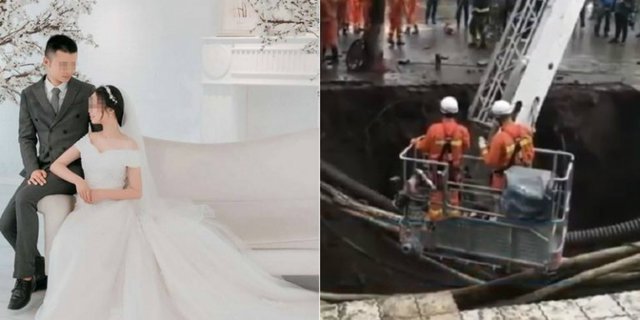 Baru 4 Hari Menikah, Pasutri Tewas Terhisap Sinkhole