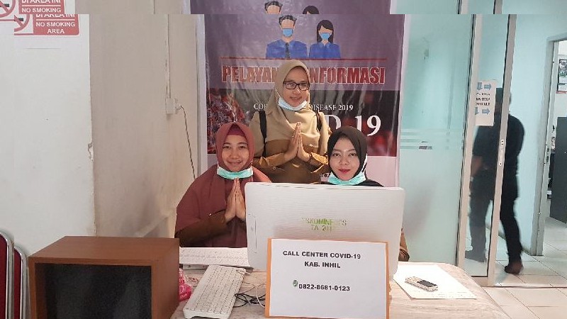Pemkab Inhil Siapkan Layanan Informasi Corona 24 Jam