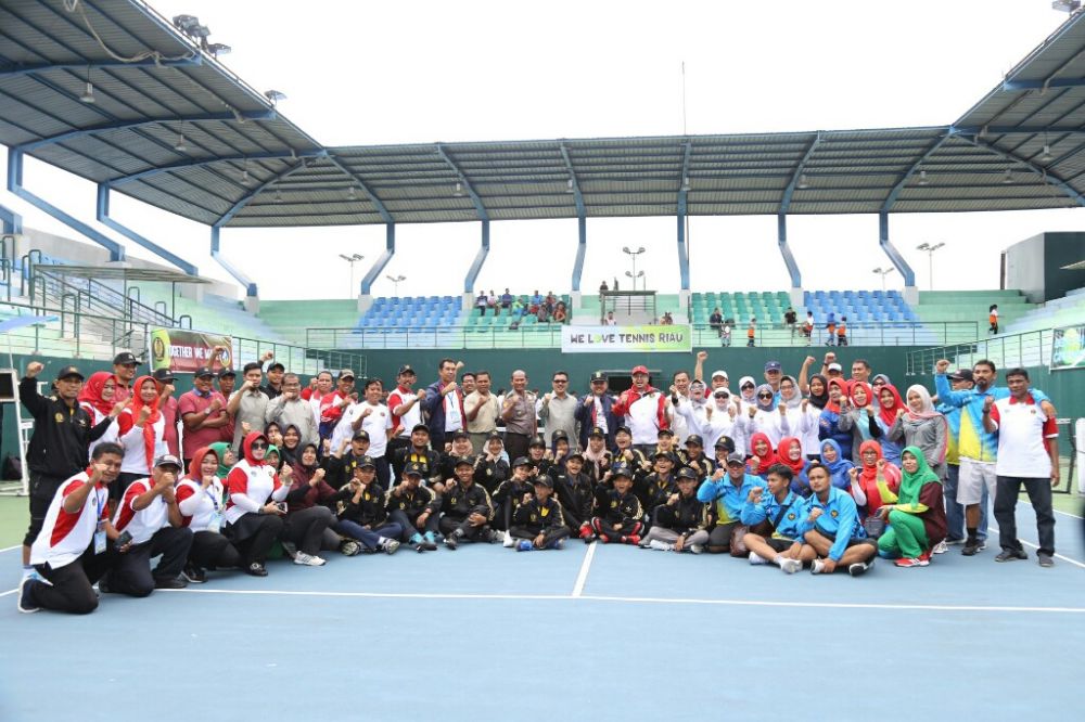 Pelti Riau Resmi Gelar Tenis Riau Cup 2019