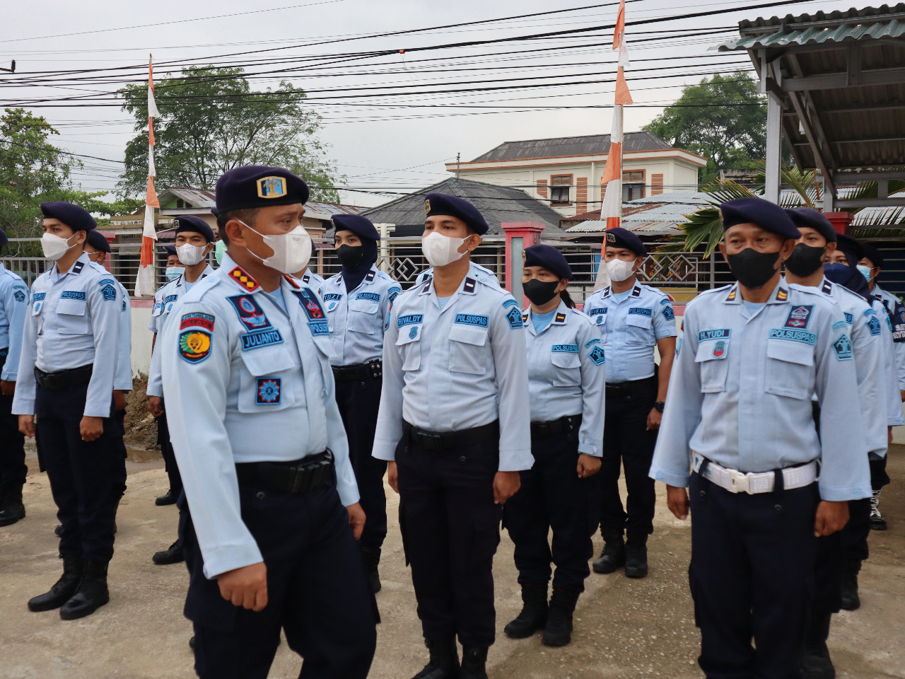 Kalapas Tembilahan Kanwil Kemenkumham Riau Bersama Seluruh Jajaran Gelar Apel Siaga Internal