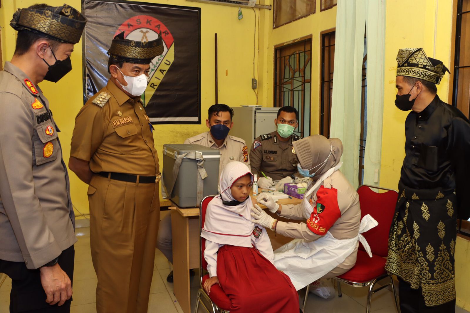 Sukses Digelar, Ketua MKA LAMR Inhil Kegiatan Vaksinasi Ini Bisa Dicontoh Tingkat Kecamatan Hingga Desa