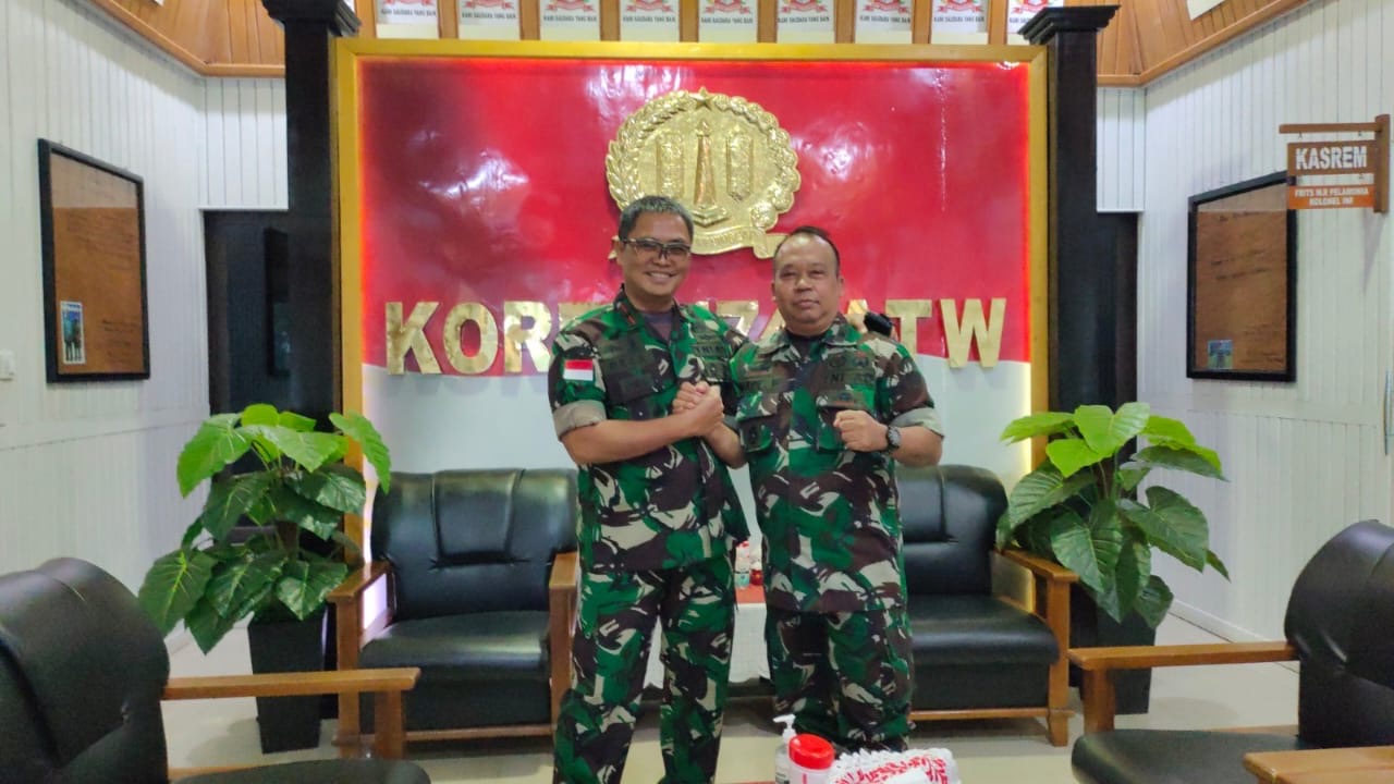 Danrem 174 Merauke Terima Kedatangan Tim Wasgiat Werving Cata PK TNI AD Gel. I Tahun 2022