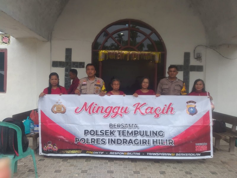 GPdI Immanuel dan Polsek Tempuling Lakukan Minggu Kasih