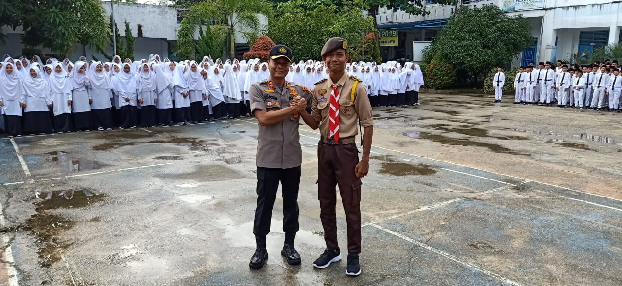 Kapolres Kampar Gelar Police Goes to School di Ponpes Daarun Nahdhah Bangkinang