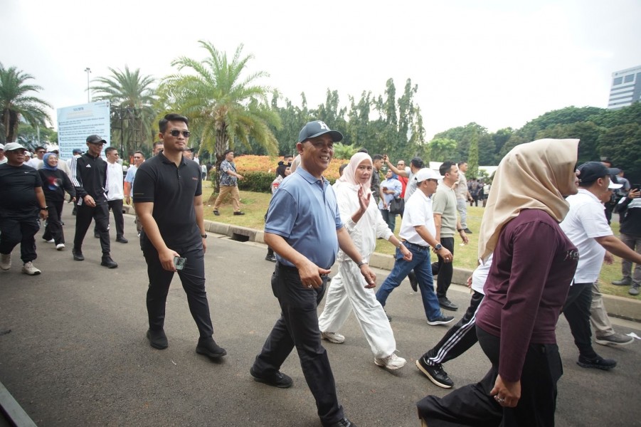 Herman dan Yuliantini, Ikuti Gladi Pelantikan di Jakarta