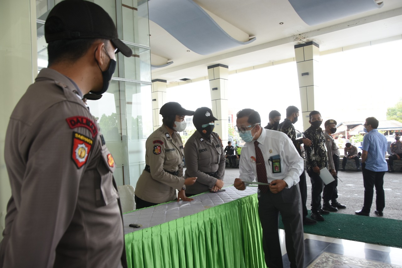 Polres Tanjungpinang Siapkan Pengamanan Rapat Pleno Rekapitulasi Perolehan Suara Tingkat Kota Tanjungpinang