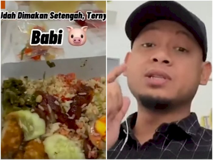 Pria Syok Salah Beli Makanan, Sudah Habis Setengah Ternyata Babi