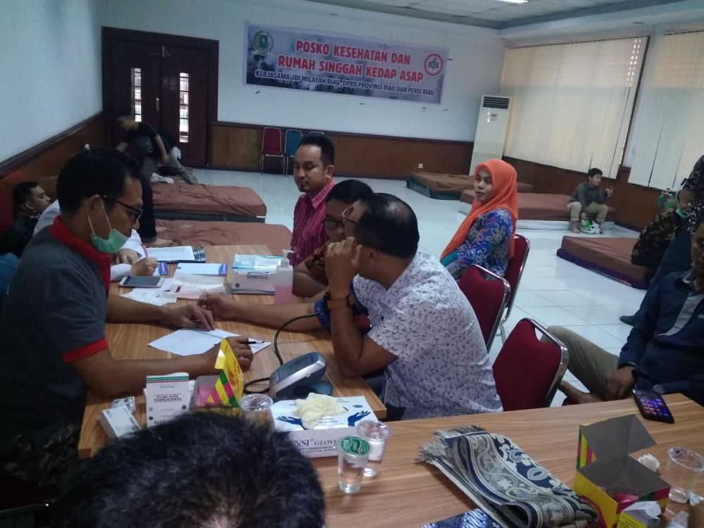 Posko Kesehatan DPRD Riau Kehabisan Gas Oksigen