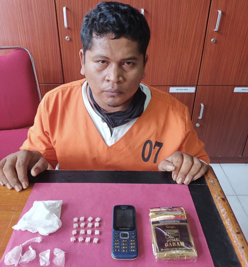 Polres Siak Kembali Tangkap Pengedar Narkotika di Kecamatan Tualang
