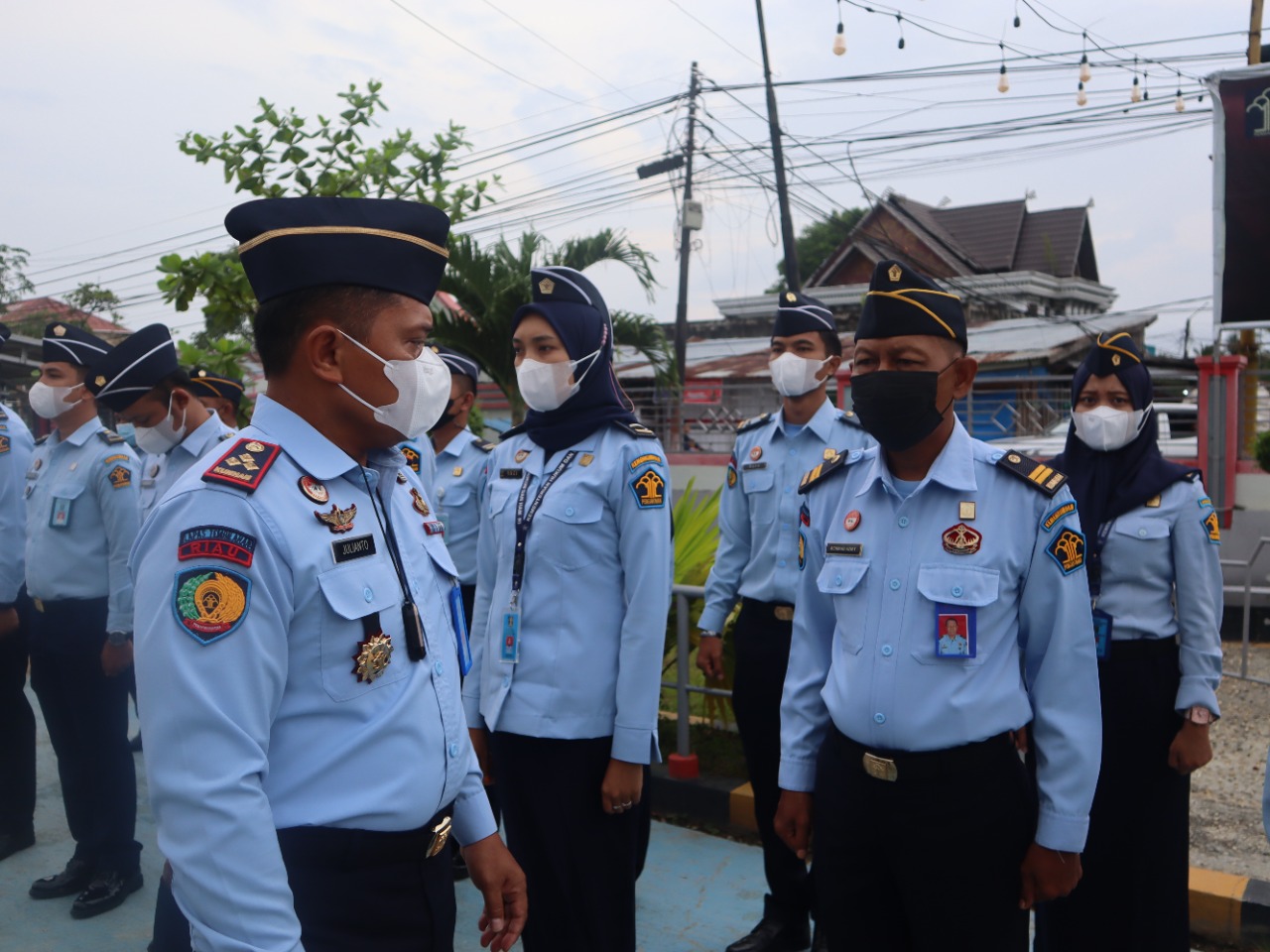 Pimpin Apel Pagi, Kalapas Tembilahan Sampaikan 3 Poin Penting