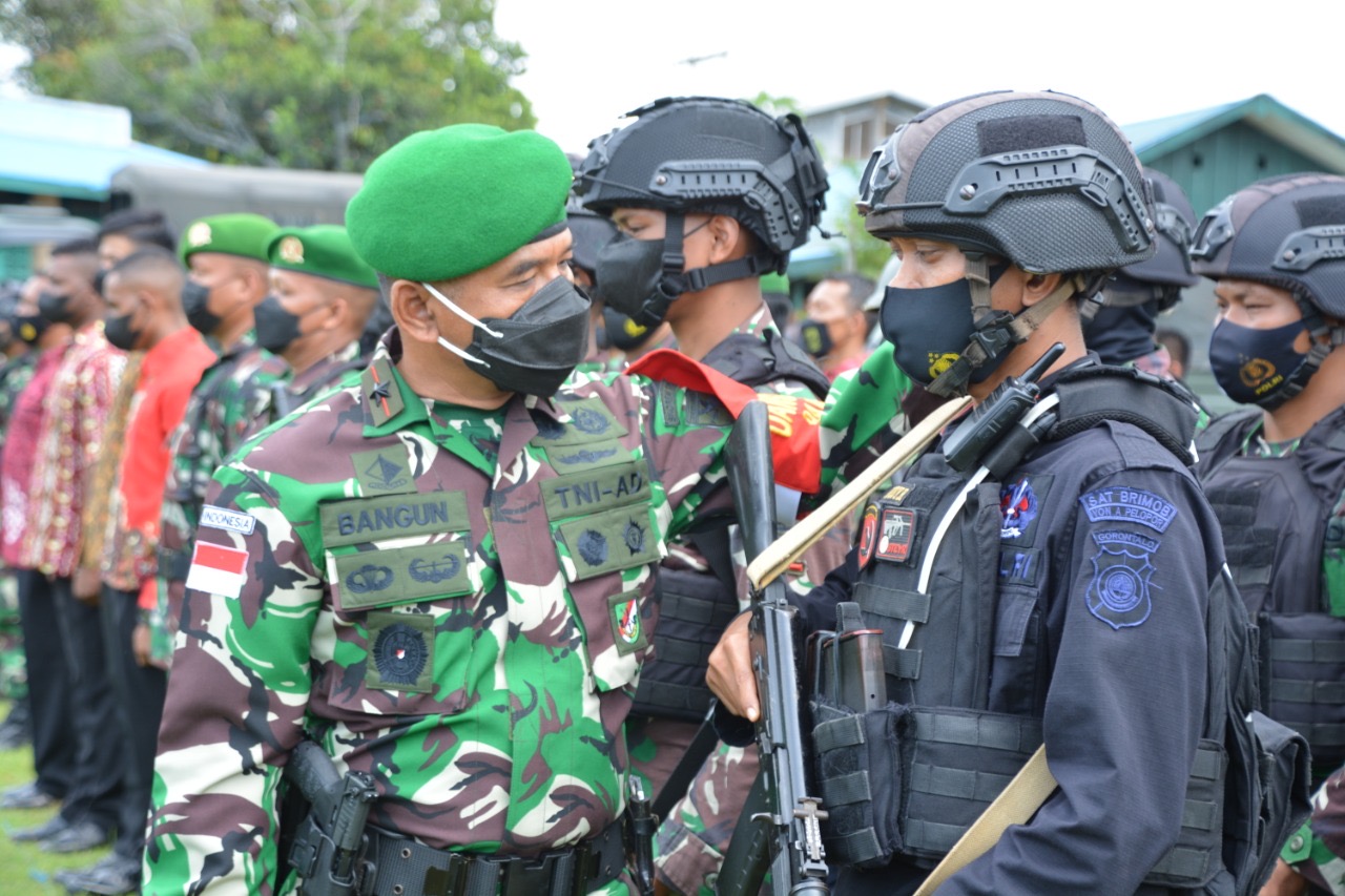 Cek Kesiapan Kunjungan RI 1, Danrem 174 Merauke Pimpin Apel Pengamanan VVIP