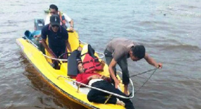 Speedboat Pengangkut 23 Karam di Pelalawan