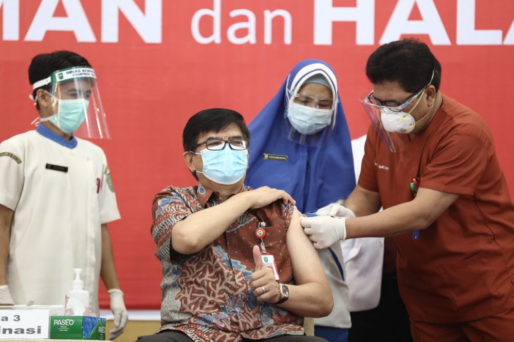 Riau Targetkan 20 Persen Warga Riau Divaksin hingga Akhir Juni