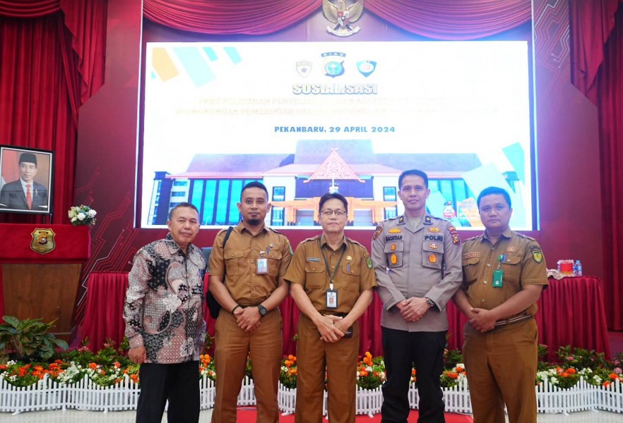 Pemda Inhil Hadiri Sosialisasi PNBP Assesment Center Polri