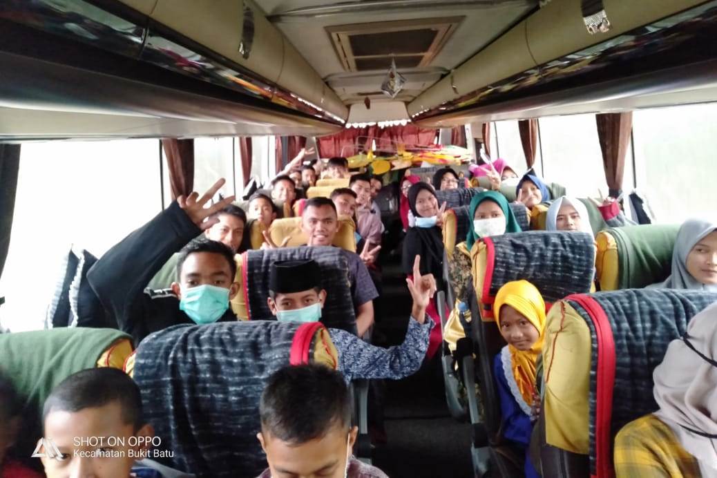 Gunakan Bus, Kafilah Bandar Laksamana Sudah Tinggalkan Tenggayun Menuju Mandau