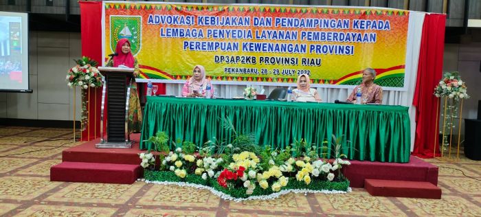 Perhatikan Perempuan dan Anak di Riau, Dinas P3AP2KB Riau Gelar Advokasi Pendampingan