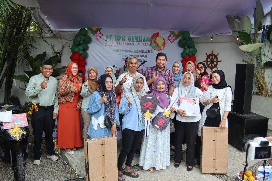 Dihadiri Asisten II Pemkab Inhil, BPR Gemilang Gelar Perayaan HUT ke-27 Bertabur Hadiah