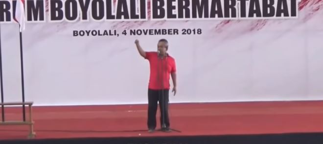 Tampang Boyolali Dibalas, Video Bupati Boyolali: Prabowo Asu!