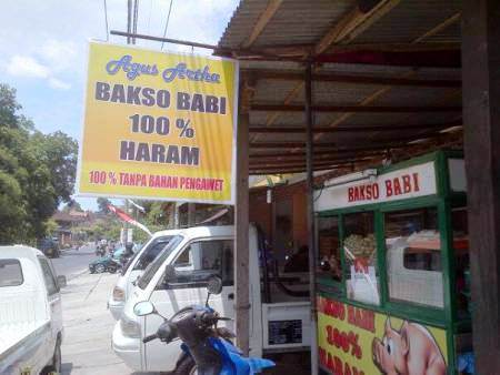 Kabarnya Ada Bakso Pakai Daging Babi di Pekanbaru