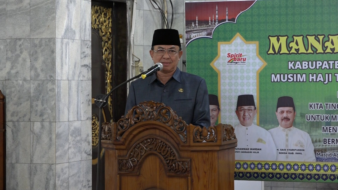 Bupati Inhil Wardan Buka Kegiatan Manasik Haji 2019