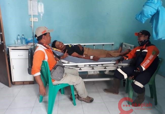 Personel Manggala Agni Daops Rengat Masuk Rumah Sakit Usai Padamkan Karhutla