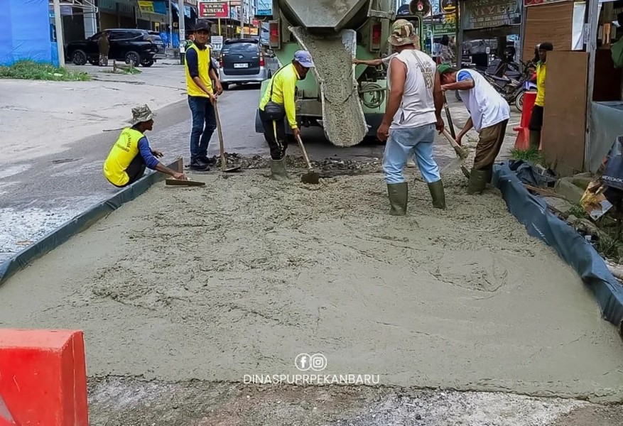 Dinas PUPR Pekanbaru Berlakukan Rekayasa Jalan di Bukit Barisan