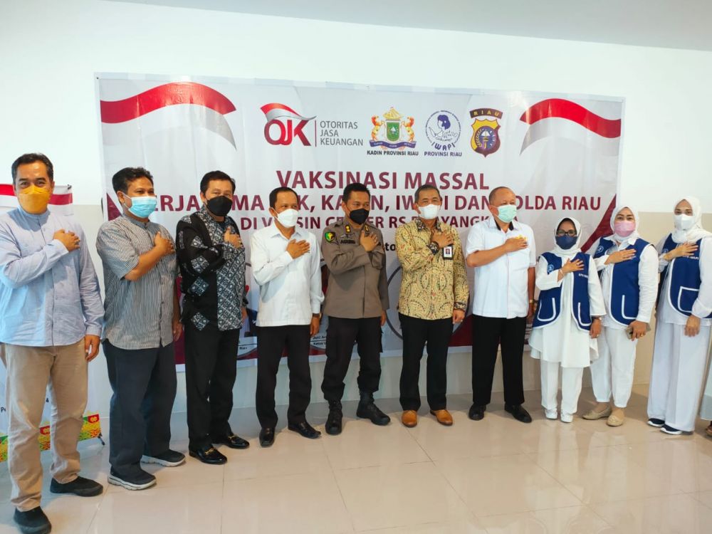 Distribusikan 1.911 Dosis Selama Dua Hari, Iwapi Riau Gelar Vaksinasi Massal