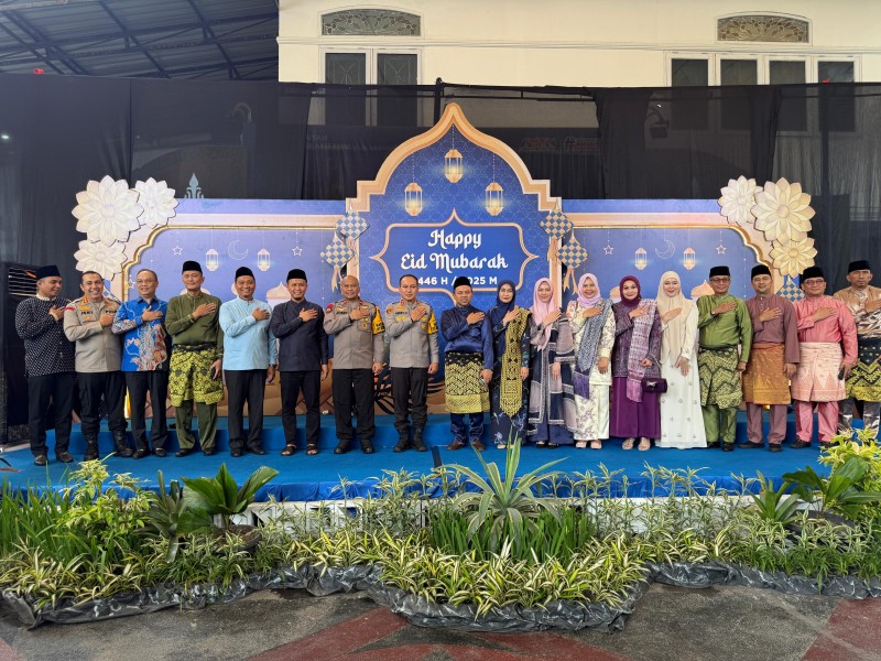 Hari Terakhir Open House Wali Kota Pekanbaru Dihadiri Gubernur dan Kapolda Riau