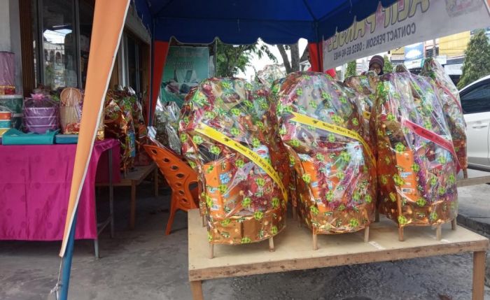 Jelang Lebaran, Pedagang Parsel Banjir Orderan