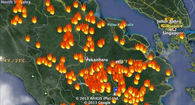 Hotspot dan Gambaran Cuaca di Riau Hari ini