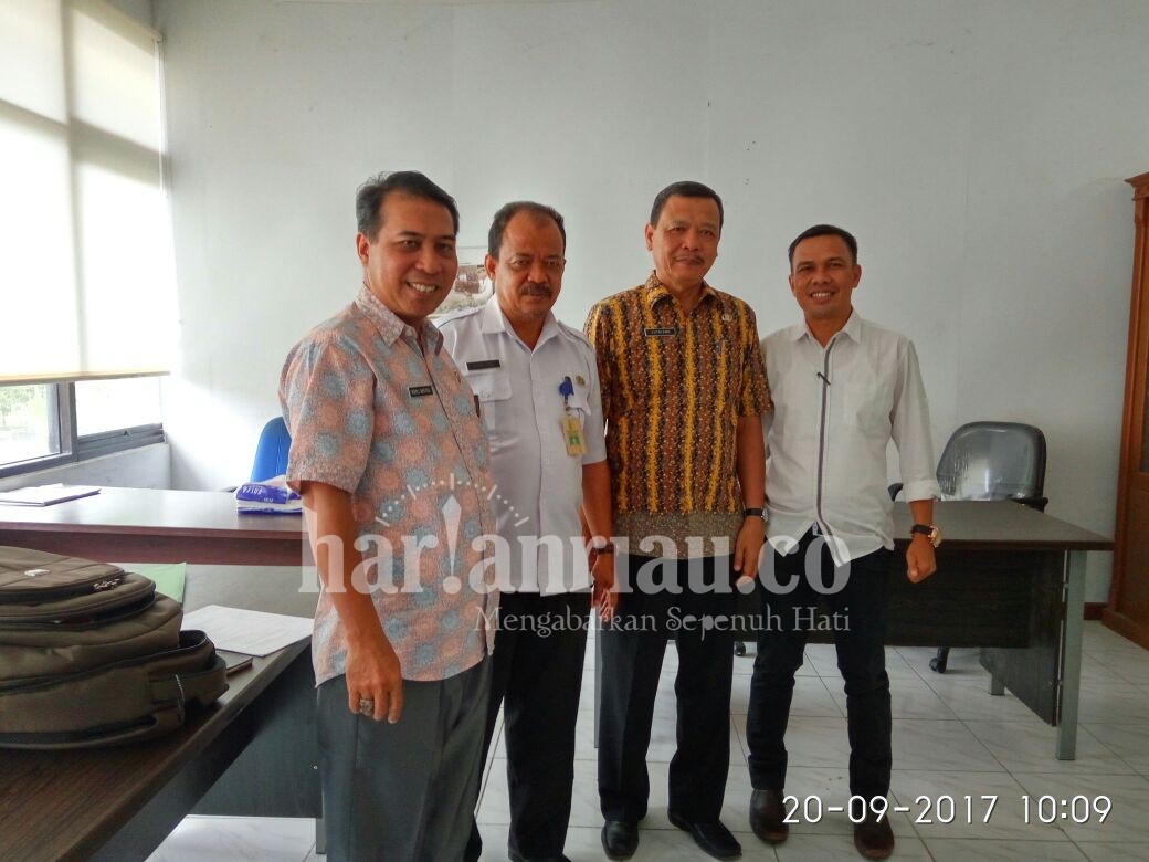 Lakukan Audit, Auditor Dipersip Riau Apresiasi Terobosan DPK Kuansing