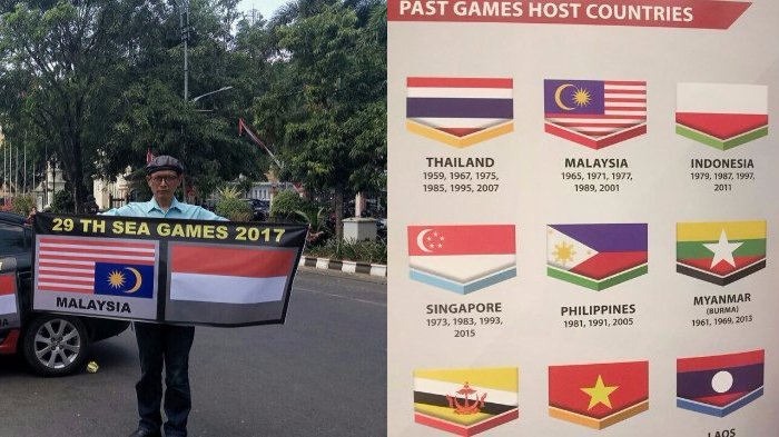 ernyata Sosok Ini Ada di Balik Bendera Malaysia Terbalik Diarak Keliling Kota