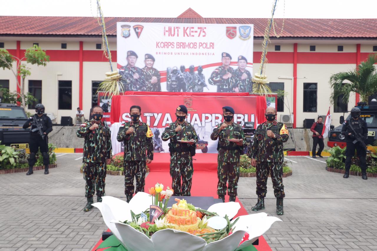 HUT KE - 75 Korps Brimob Polri di Mako Sat Brimob Polda Kepri