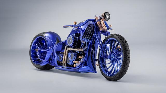 Waw! Harley-Davidson Ini Bermandikan Emas dan Berlian