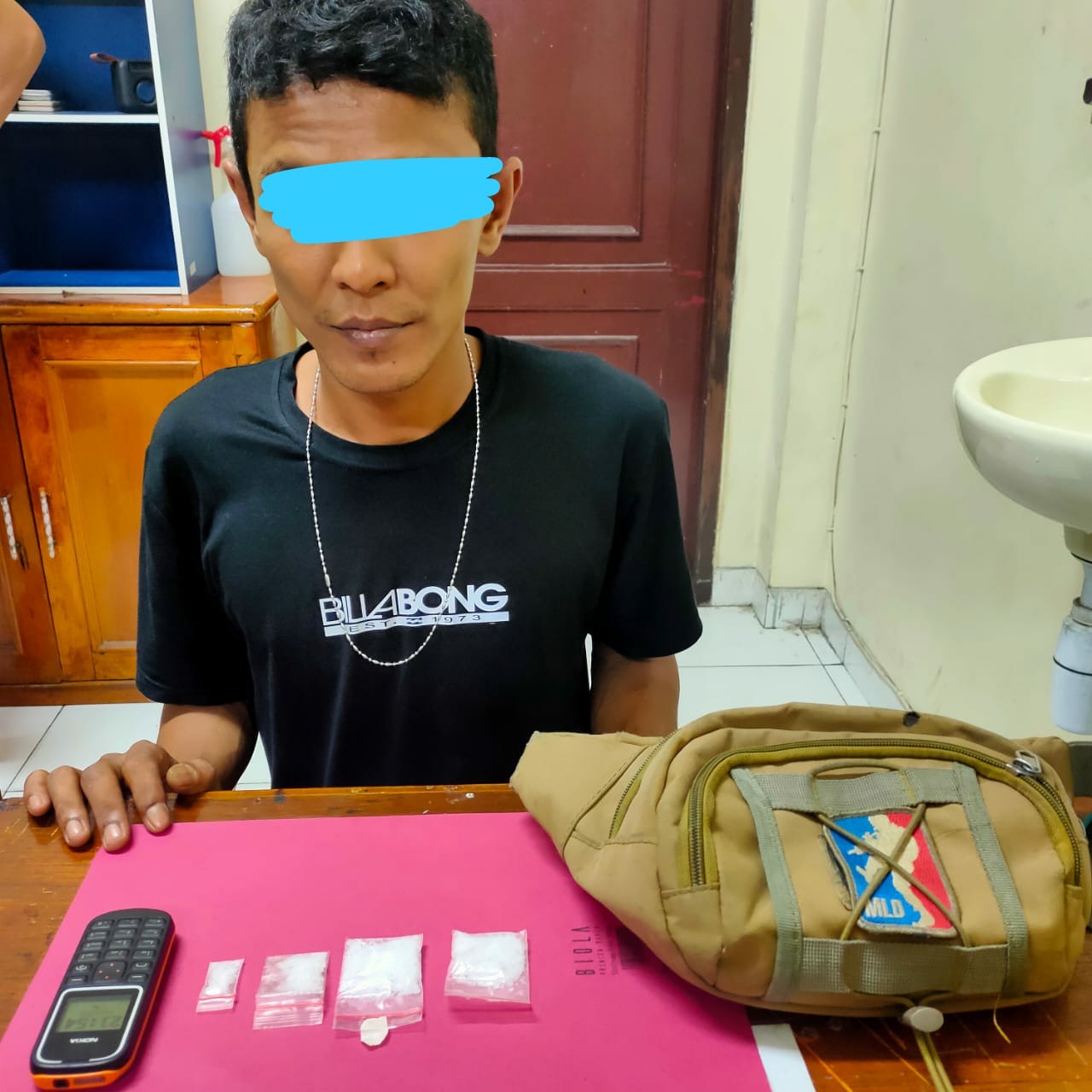Polres Siak Tangkap Pengedar Narkotika Jenis Sabu Saat Melintas Kecamatan Koto Gasib