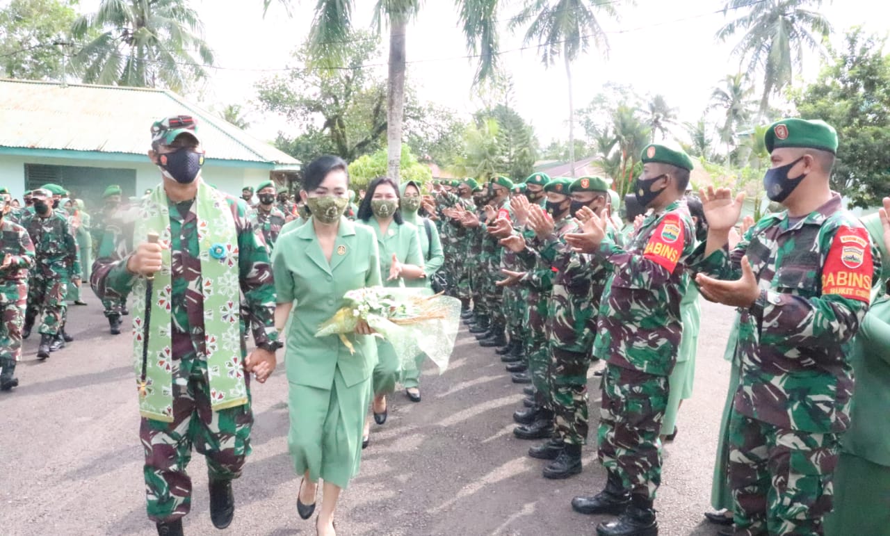Dandim 0315/Bintan Sambut Hangat Kunker Danrem 033/WP di Makodim