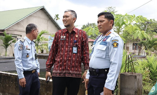 Monev Sarpras dan Dukungan Manajemen pada Lapas Tembilahan, ini Pesan Kadivmin Kanwil Kumham Riau
